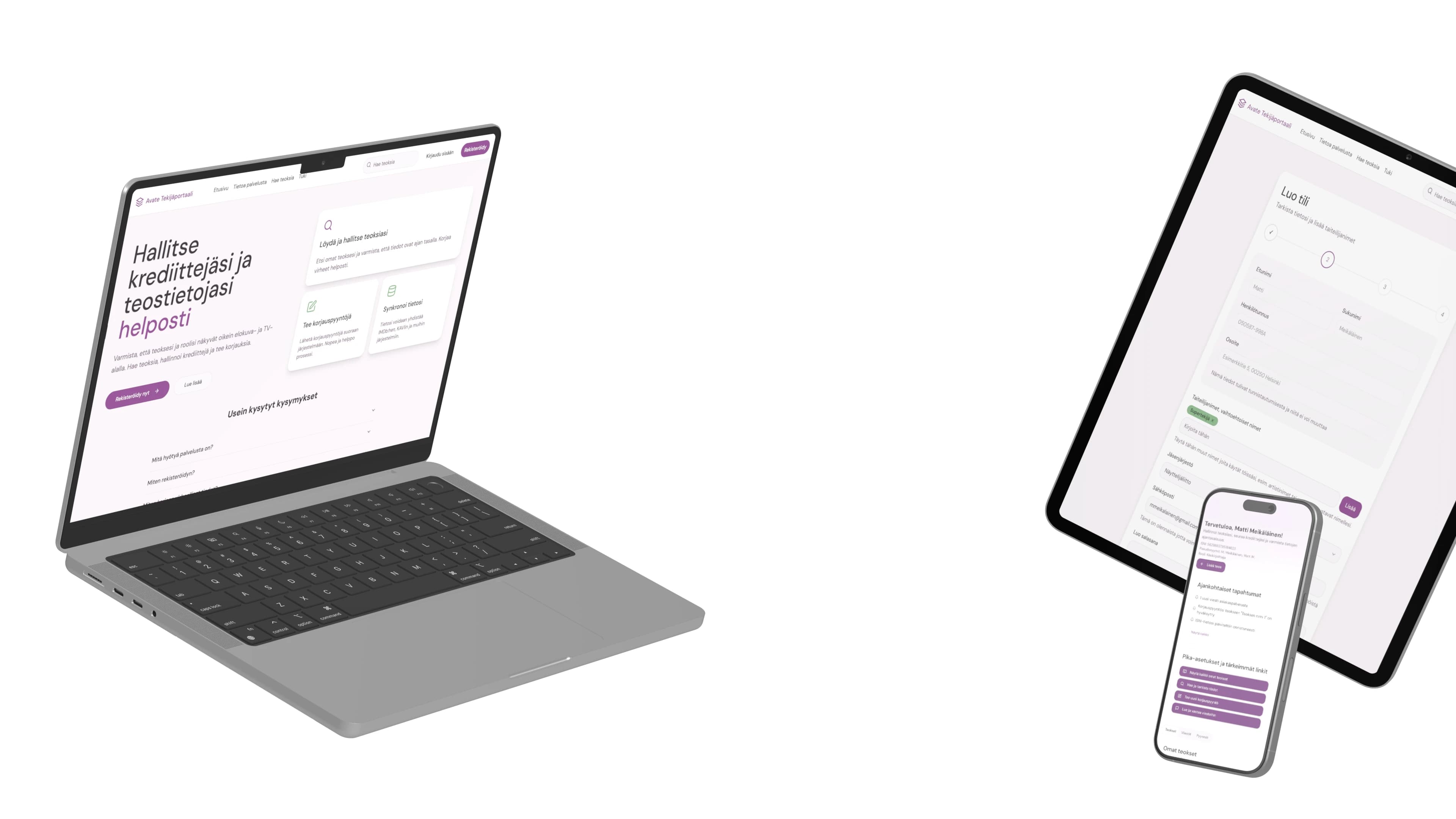 Creator Portal for Audiovisual Rights