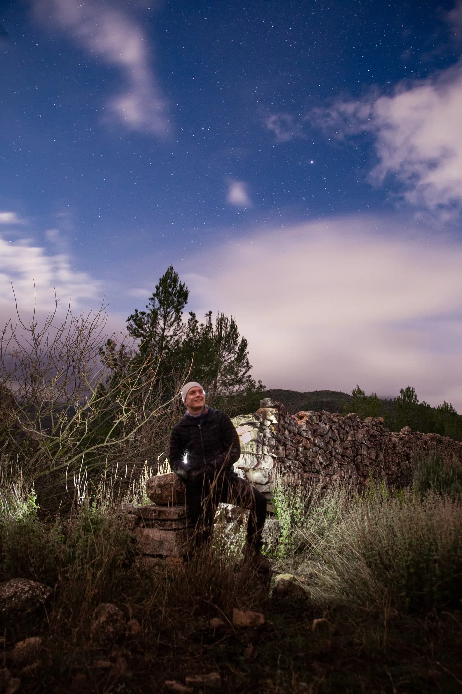 Stargazing in the countryside
